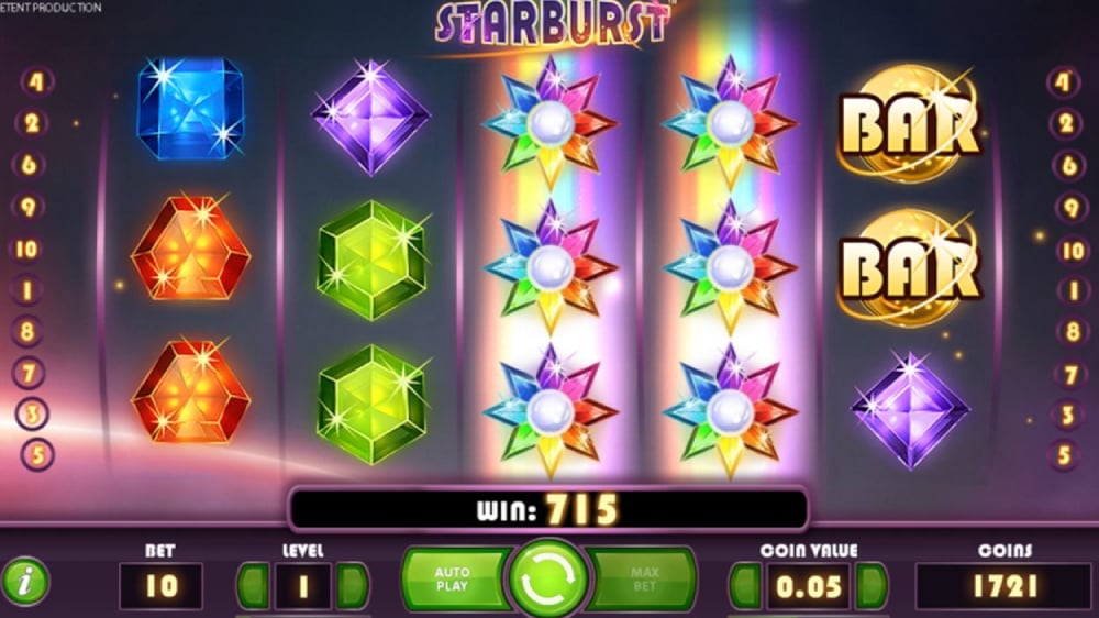 Starbust Slot Cassino Free Spins